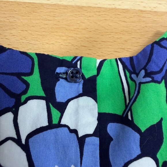 Gymboree Girl's Spring Prep Floral Print Dress size 12-18 Months Bow 100% Cotton - Picture 6 of 8